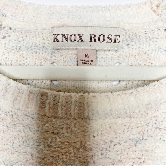 Knox Rose Pastel Crew Neck Sweater M - Picture 2 of 5